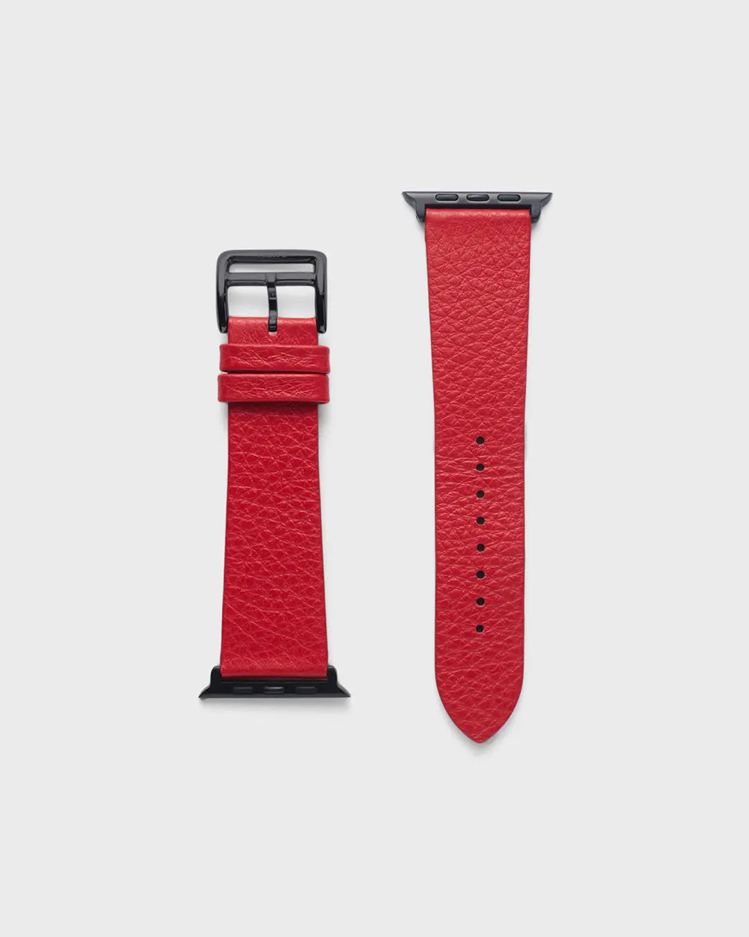 VIBE STRAP - FOR APPLE WATCH [Seamless in Italian full grain pebble leather] HEllO