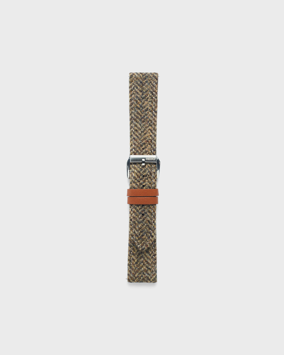 EMBRACE STRAP - FOR QUARTZ, MECHANICAL & SMART WATCHES [Parade Stitch in Harris Tweed] HEllO