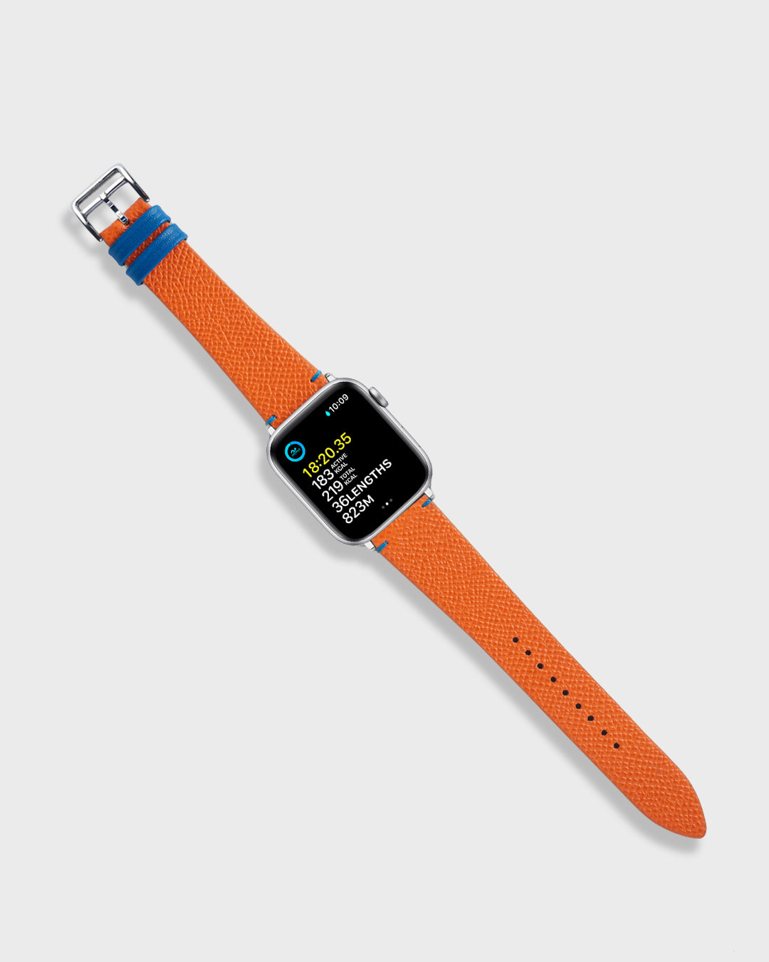 INTRO STRAP - FOR APPLE WATCH [Duo Stitch in Italian Epsom Leather] My Store