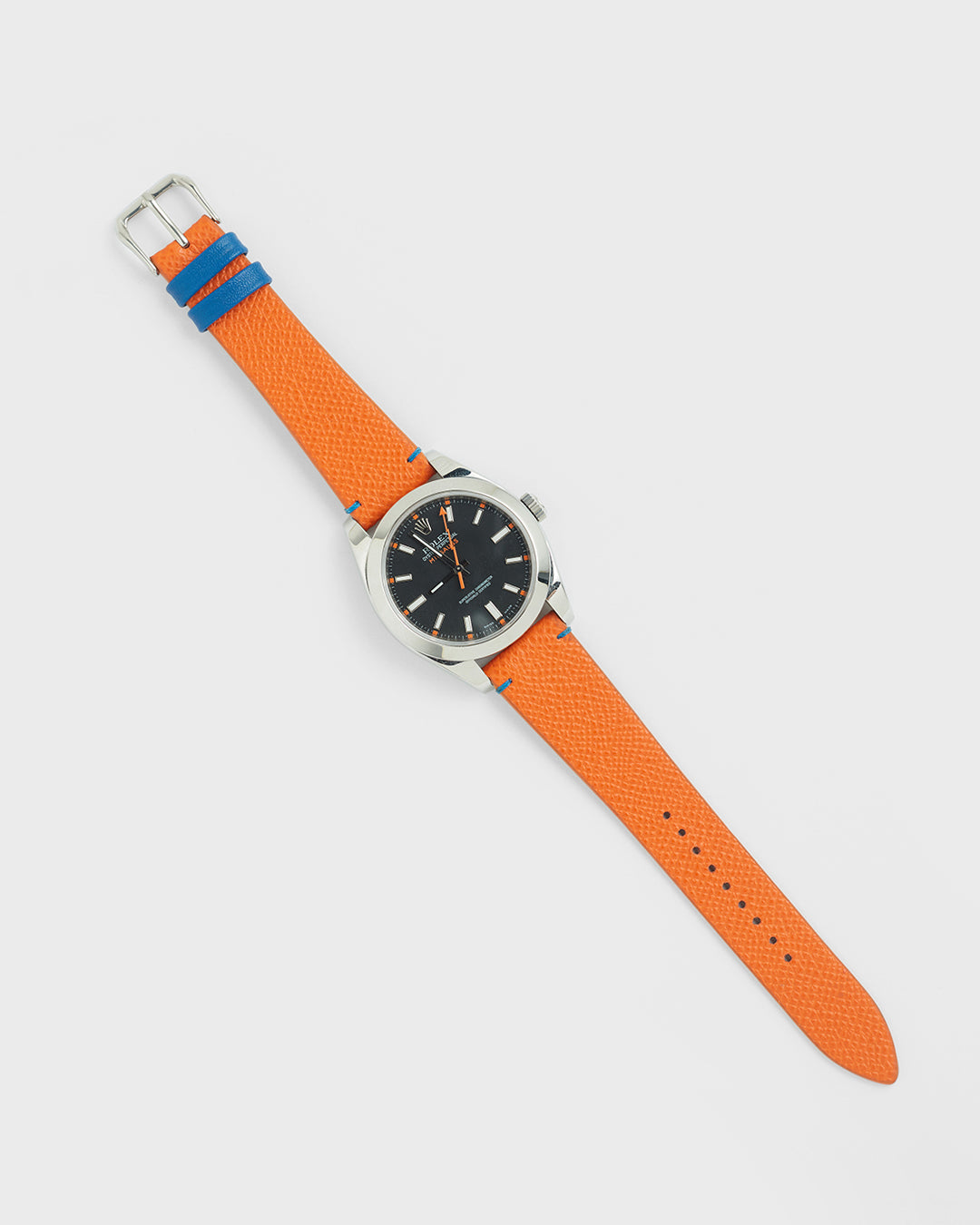 INTRO STRAP - FOR QUARTZ, MECHANICAL & SMART WATCHES [Duo Stitch in Italian Epsom Leather] HEllO