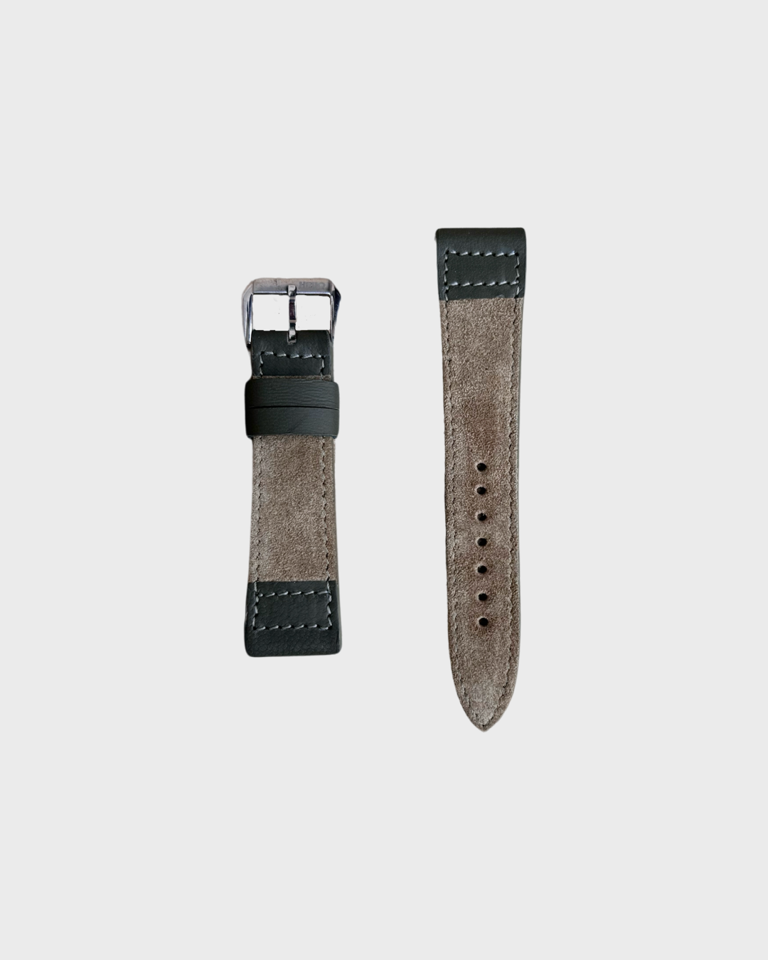 THE SVELTE PILOT STRAP - FOR QUARTZ, MECHANICAL & SMART WATCHES [Pilot-style Stitch in Suede Leather] My Store