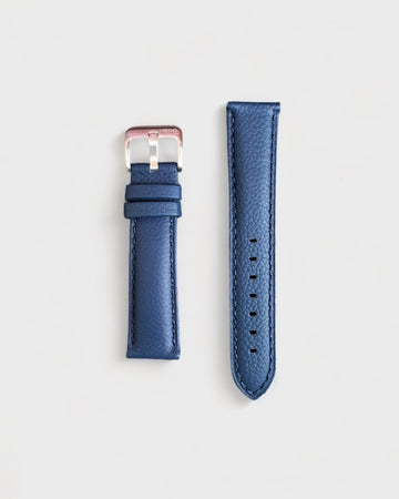 THE GRACE STRAP - FOR QUARTZ, MECHANICAL & SMART WATCHES [Parade Stitch in Italian Pebble Grain Leather]
